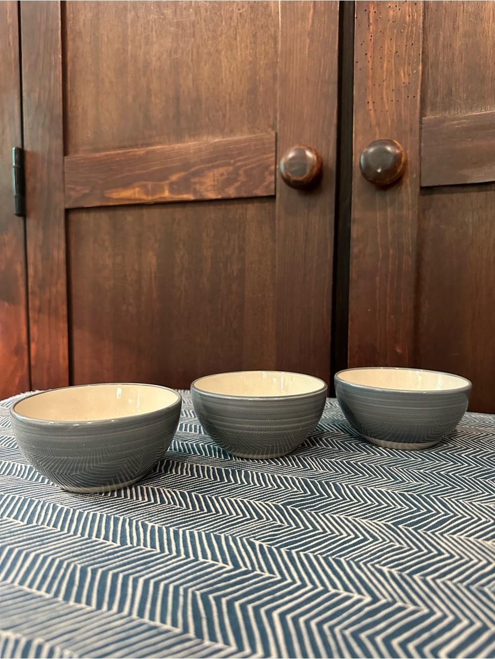 Todays Home • set of 3 small ceramic bowls